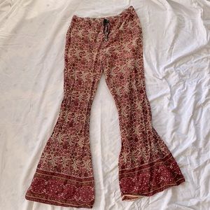 Abercrombie wide leg print pants